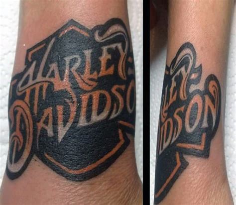 90 Harley Davidson Tattoos For Men Manly Motorcycle Designs