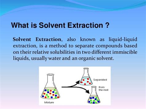 Solvent Extraction