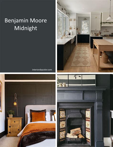 Benjamin Moore Midnight Interiors By Color