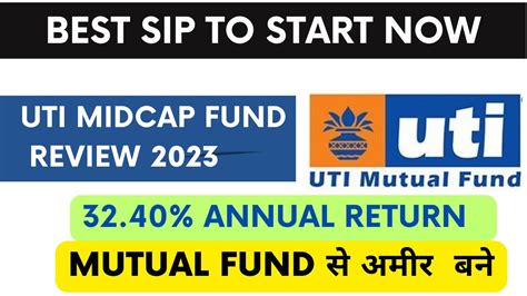 Uti Mutual Fund UTI MIDCAP Mutual Fund Best Mutual Fund For Sip In