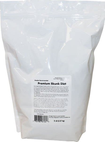 EXOTIC NUTRITION Premium Skunk Diet Food, 5-lb bag - Chewy.com