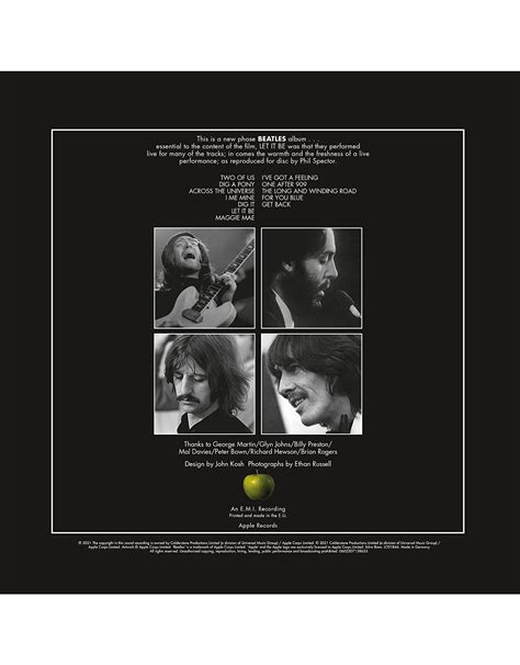 The Beatles Let It Be Special Edition Half Speed Master Vinyl