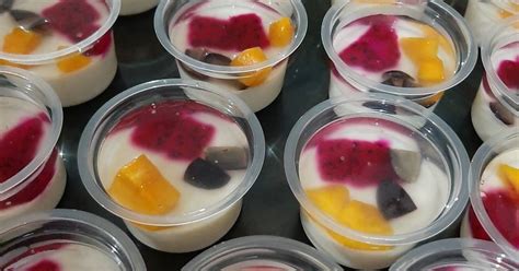 24 Resep Puding Susu Cup Buah Segar Enak Dan Mudah Cookpad