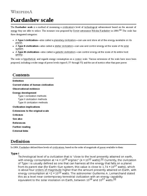 Kardashev Scale | PDF | Astronomy | Physics