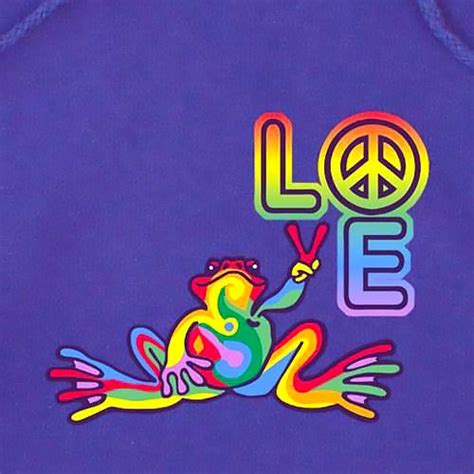 Love Peace Frog Tattoo Design Happy Hippie Hippie Love Hippie Peace