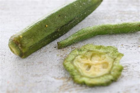 Baked Okra Chips Food Gardening Network