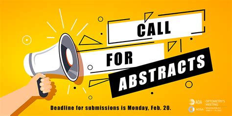 Deadline Extended Submit Your Abstracts Electronically By Feb 20 AOA