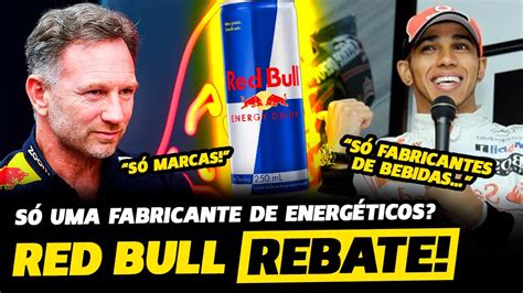 RED BULL REBATE RIVAIS E AVISA FABRICANTES DE MOTOR SÃO SÓ MARCAS