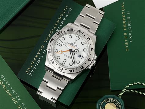 Rolex Explorer II Watches Ref 226570 226570 Polar Dial The