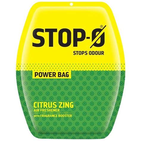 Buy Stop O Power Bag Bathroom Air Freshener Pouch Amber Rose