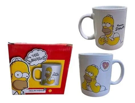 Tarro De Cer Mica Sublimada Personaje Homero J Simpson Taza Meses Sin