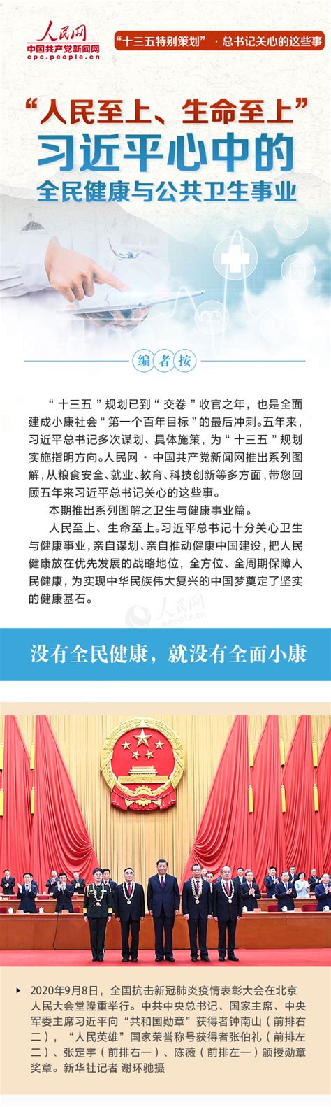 “人民至上、生命至上”习近平心中的全民健康与公共卫生事业 独家稿件 人民网