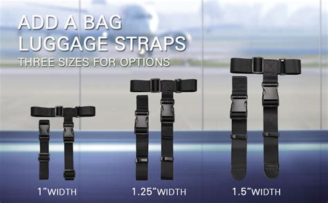 Vigorport Luggage Connector Straps Add A Bag Suitcase Strap Belt