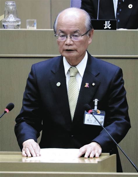 草津市の橋川渉市長が5選目指し出馬表明 来年2月の市長選挙：中日新聞web