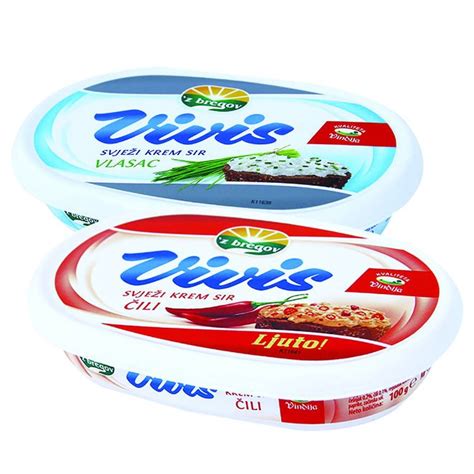 Svježi krem sir classic vlasac čili Vivis z bregov 100 g Boso