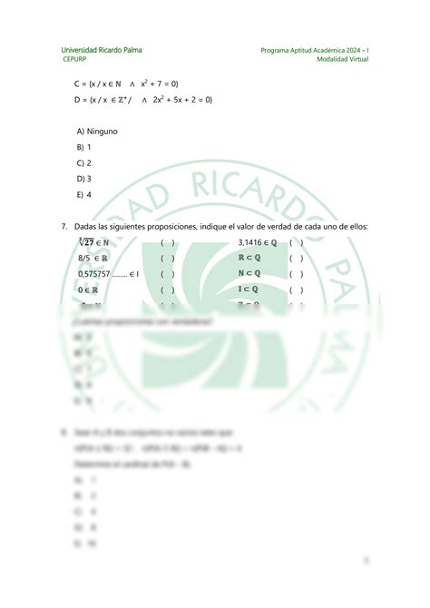 SOLUTION Pr Cticas Matem Tica B Sica Aptitud Acad Mica 2024 I Studypool