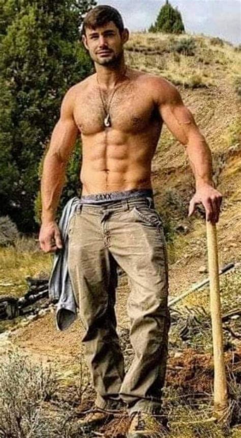 Pin By Ernie Taylor On Alpha Men Shirtless Men Hunks Men Bearded