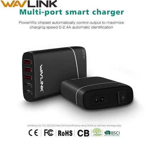 Wavlink Port W A Smart Usb Ladestation Reise Wand Ladeger T