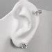 POST Pierced Cartilage Helix Hoop Hex Piercing Conch Earring Body