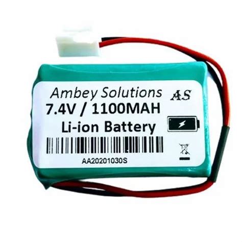 7 4 V 1100 MAH Rechargeable Lithium Ion Battery At Rs 240 Saha Ambala