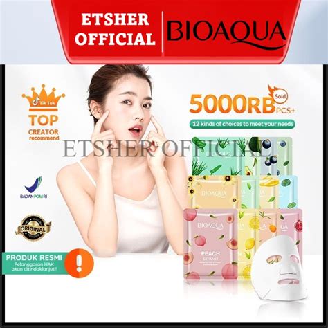 Jual Masker Wajah Bioaqua Sheet Mask Hydrating Essence Face Mask