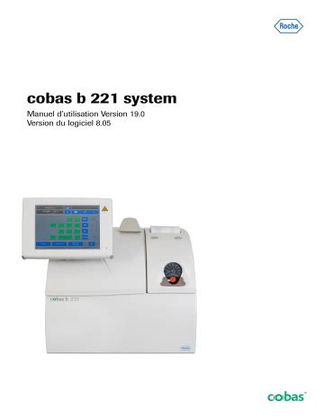 Cobas B 221 OMNI S6 System Cobas B 221 OMNI S2 System Roche Cobas