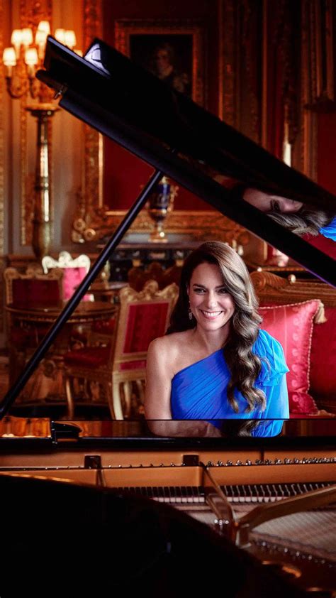 Kate Middleton Gave a Surprise Piano Performance in a Sheer One-Shoulder Gown at Eurovision