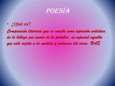 Poesía Ppt