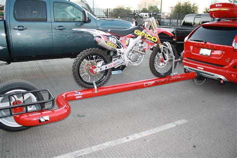 Motorcycle Shuttle Hitch Mounted Carrier And Trailer Off