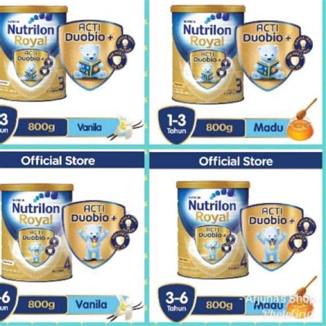 Jual Nutrilon Royal 3 4 Vanila Madu 800gr 800 Gr Shopee Indonesia