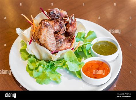 Deep Fried Chicken Stock Photo - Alamy