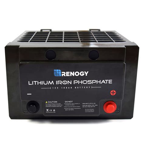 Shop For A 12volt 100ah Lithium Iron Phosphate Battery Renogy Solar