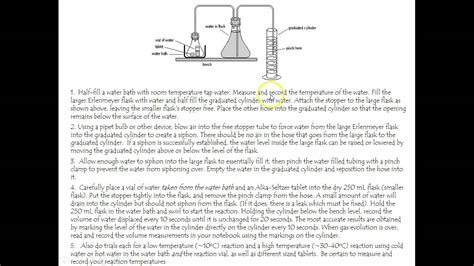 Rates Lab Using Alka Seltzer Tablets Youtube