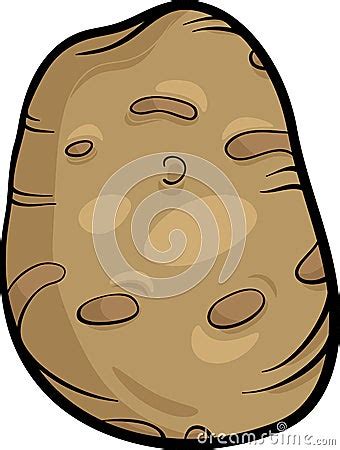 Potato Vegetable Cartoon Illustration CartoonDealer 30217385