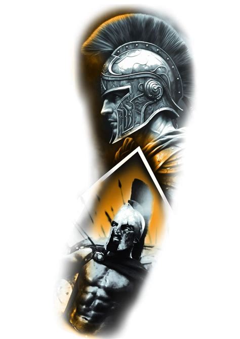 Greek Mythology Warrior And 300 Spartan Tattoo Design In 2024 Warrior