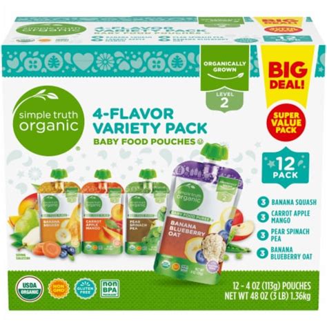 Simple Truth Organic® Baby Variety Pouch BIG Deal!, 12 ct / 4 oz - Fry ...