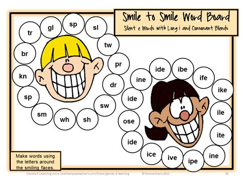 25 Printable Silent E Games For Phonics Centers Phonics Centers Phonics Board Games