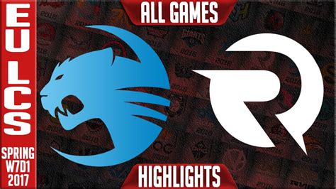 Roccat Vs Origen All Games Highlights EU LCS W7D1 Spring 2017 ROC