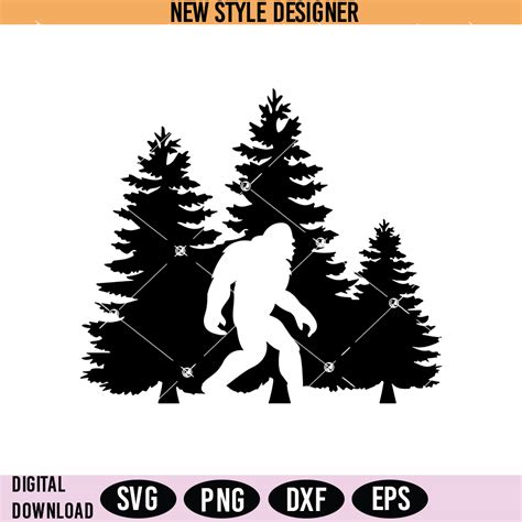 Bigfoot Svg Sasquatch Svg Big Foot Svg Bigfoot Clipart Sv Inspire Uplift