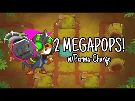 2 Megapops Chimps With PERMA CHARGE Almost 100k Left Bloons TD 6