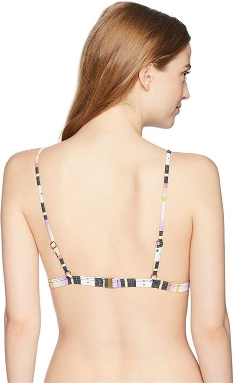 Rip Curl Women S 248715 Sayulita Fixed Tri Multico Bikini Top Swimwear