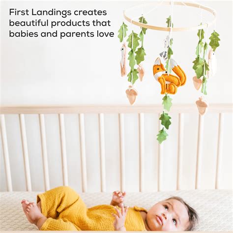 Buy Woodland Mobile For Crib By First Landings Baby Nursery Mobiles