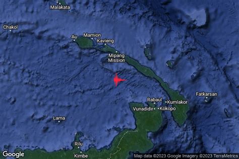 M Epicentro Papua New Guinea Sea Ultimi Terremoti It