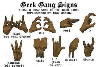 Geek Gang Signs Might Get You Shot In Compton