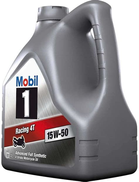 Mobil 1 Racing 4T 15W 50 15W50 Synthetic 4 Stroke Motorcycle Engine Oil