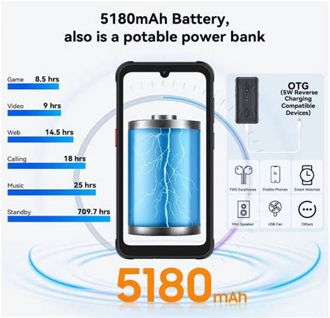 Blackview BV5200 6.1'' Mobile Phone, 4GB RAM+ 32GB Storage, Android 12 ...