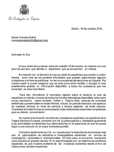 C Mo Escribir Una Carta Al Consulado Espa Ol C Mo Se Escribe