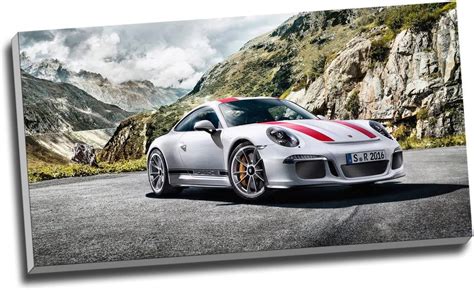 Möbel Wohnen LEINWAND BILD PORSCHE GT2 RS WANDBILD AUTO KUNSTDRUCK