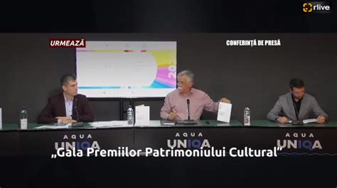 Rlive Conferin De Pres Cu Genericul Gala Premiilor Patrimoniului