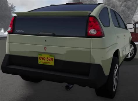 My New Aztek I Made The License Plate Just Like The Real Car In